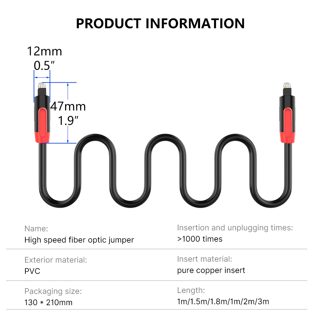 Fiber Optik Kablo 1 Mt. (Tenon) - Görsel 3